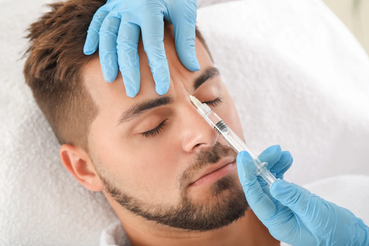 Botox Behandlung Mann